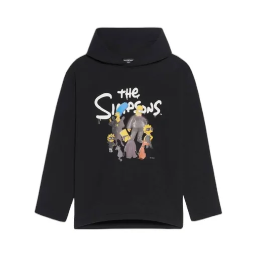 X The Simpsons Cropped Hoodie