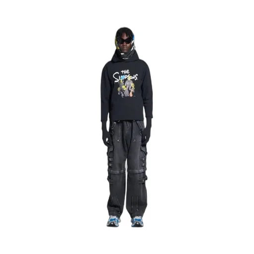 X The Simpsons Cropped Hoodie