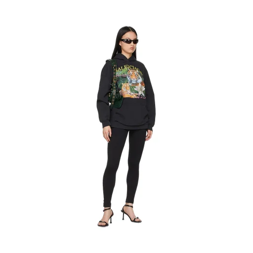 Tiger Graphic Printed Hoodie