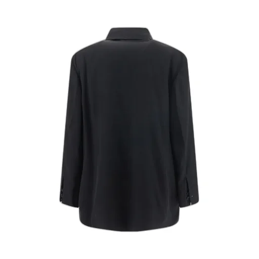 Buttoned Long-Sleeved Jacket