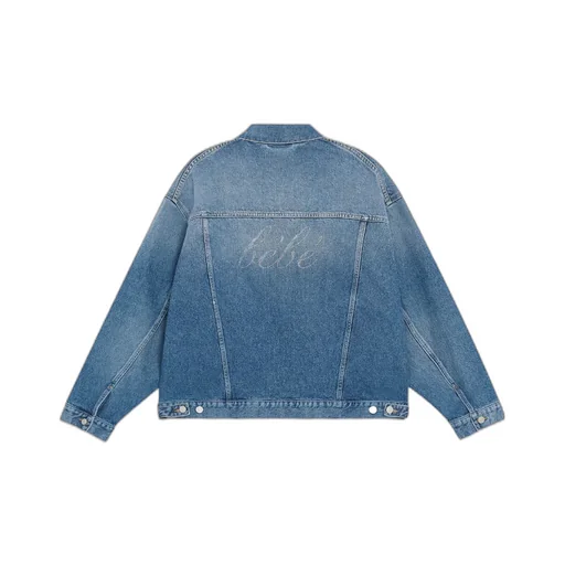 Strass Oversized Denim Jacket