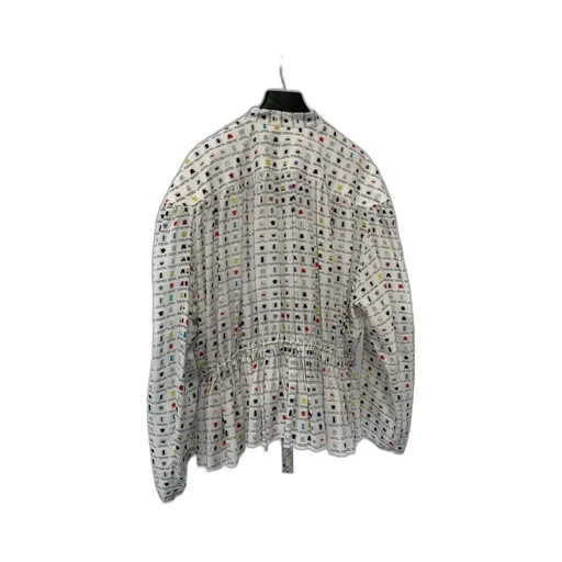 Printed Long-Sleeved Blouse