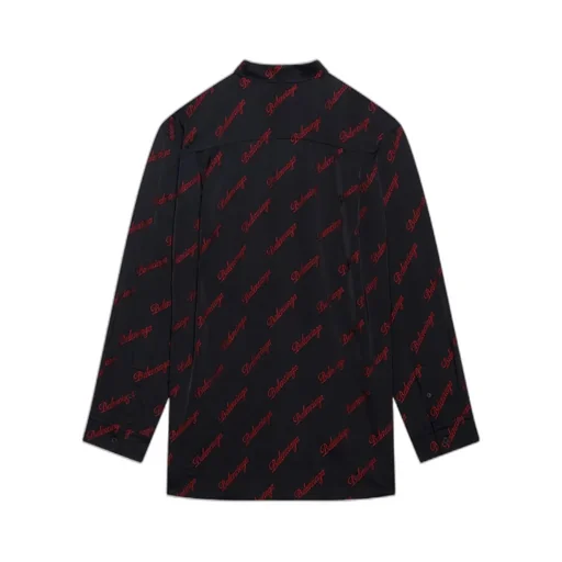 Logo Jacquard Large Fit Shirt