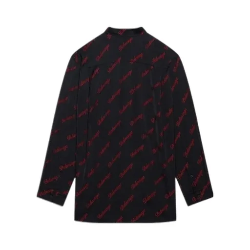 Logo Jacquard Large Fit Shirt