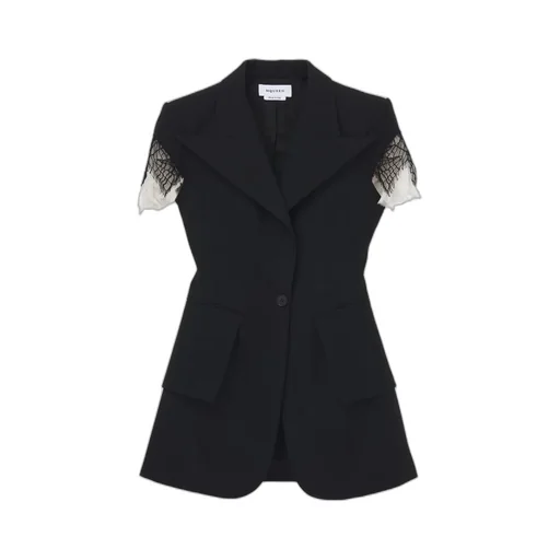 Cobweb Lace Sleeveless Jacket