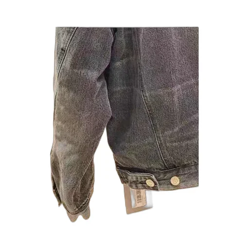 Lapel Button Denim Jacket