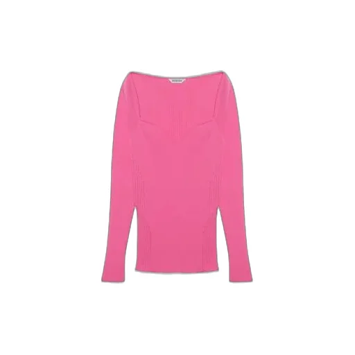 Sweetheart Neckline Knit Top