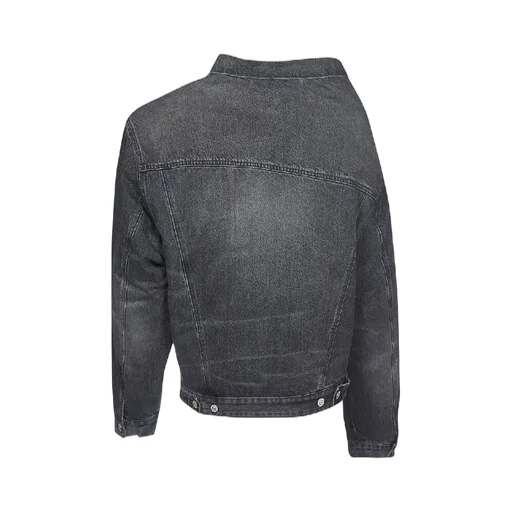 Lapel Button Denim Jacket