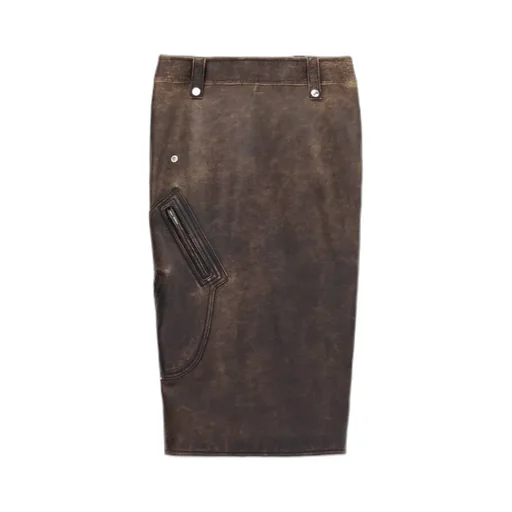 Leather Pencil Skirt