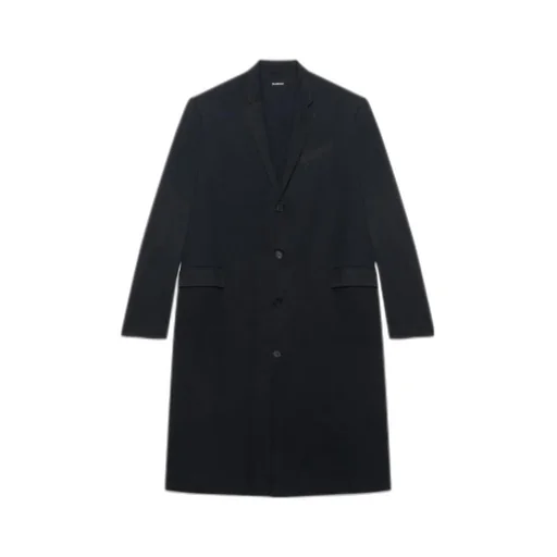 Worn Out Single-Breasted Coat