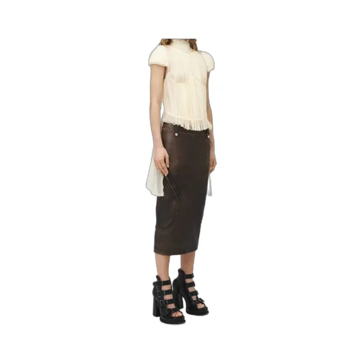 Leather Pencil Skirt