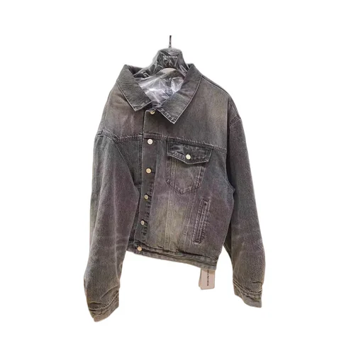 Lapel Button Denim Jacket