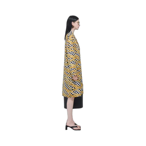 Chain Printed Oversized Dress