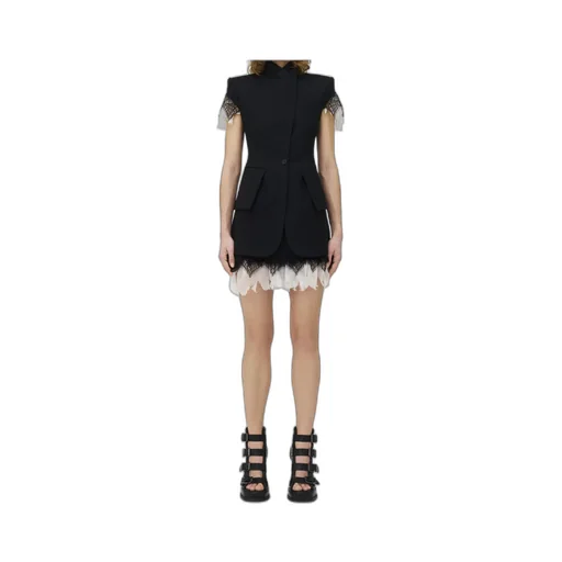 Cobweb Lace Sleeveless Jacket