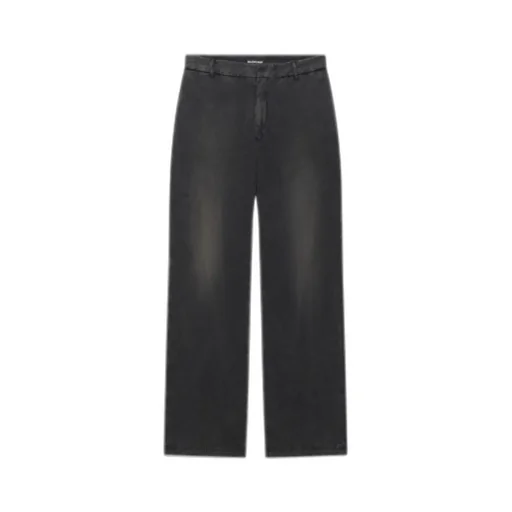 Slim Worn-Out Pants