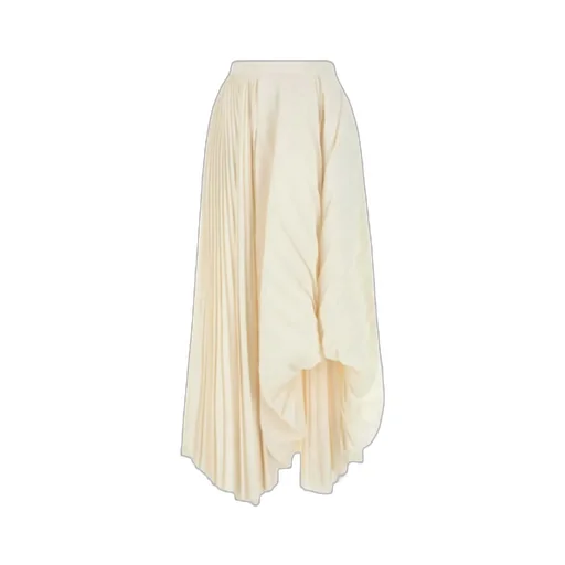 Asymmetric Pleated Skirt