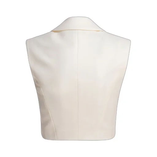 Single Breasted V-Neck Vest