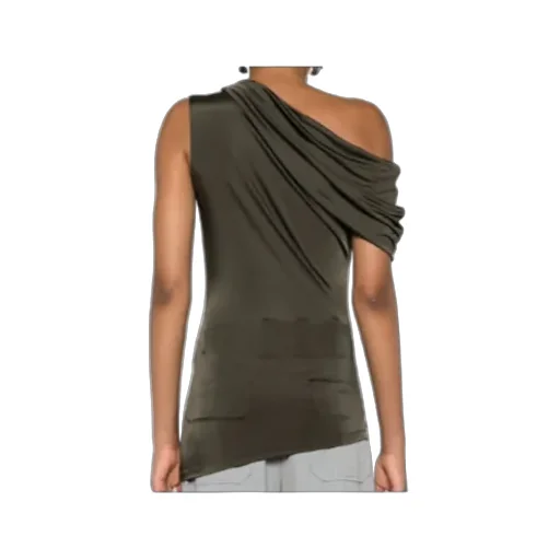 Ruched One-Shoulder Top