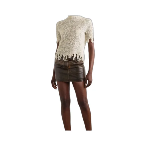 Knitted Cobweb Lace Top