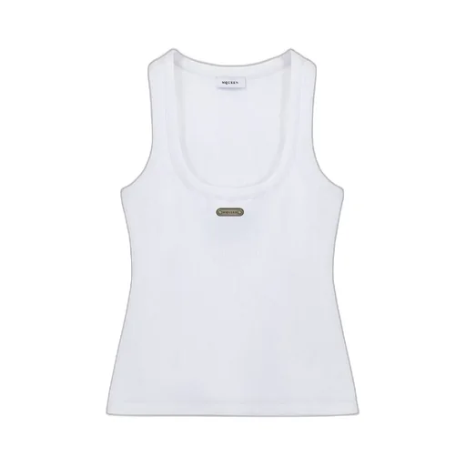 Placket Ribbed Tank Top