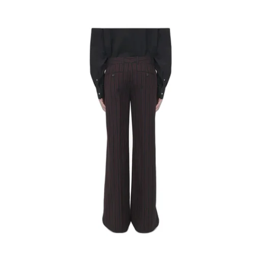Pinstripe Tailored Trousers