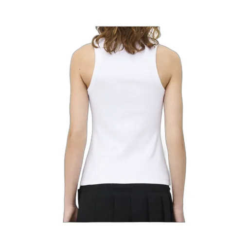 Placket Ribbed Tank Top