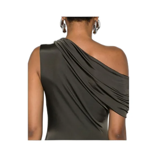 Ruched One-Shoulder Top