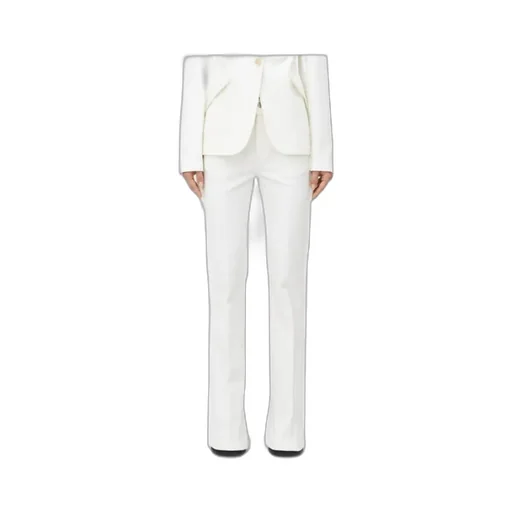 Raw Finish Flared Jeans