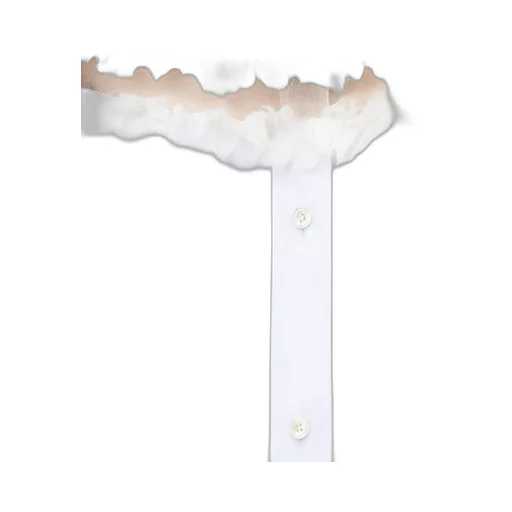 Slashed Creponne Detail Oversized Shirt