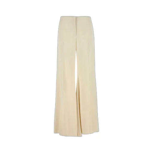 Satin Wide-Leg Trousers