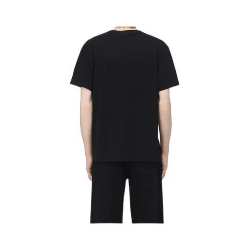 Flocked-Logo Crewneck T-Shirt