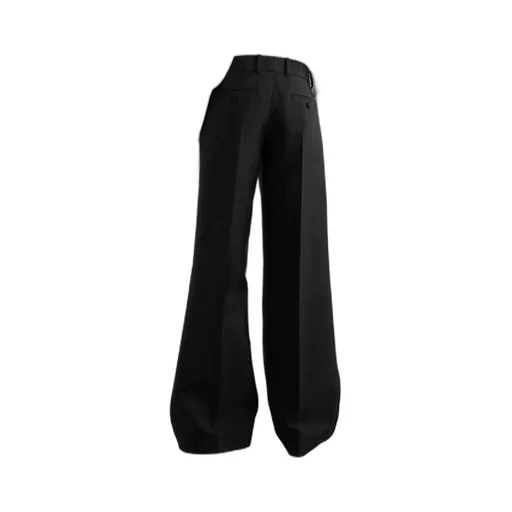 Wide-Leg Side Stripe Trousers