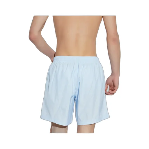 Logo-Embroidered Elasticated Waistband Swim Shorts