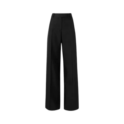Wide-Leg Side Stripe Trousers