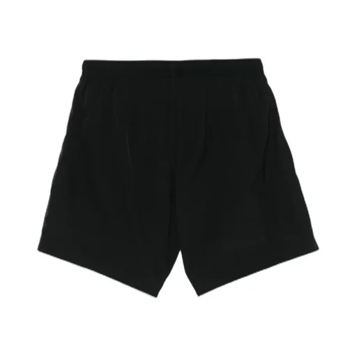 Logo-Embroidered Elasticated Waistband Swim Shorts