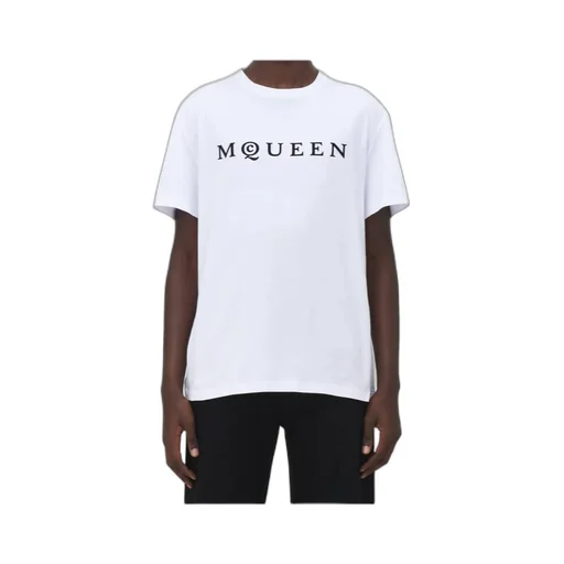 Flocked-Logo Crewneck T-Shirt