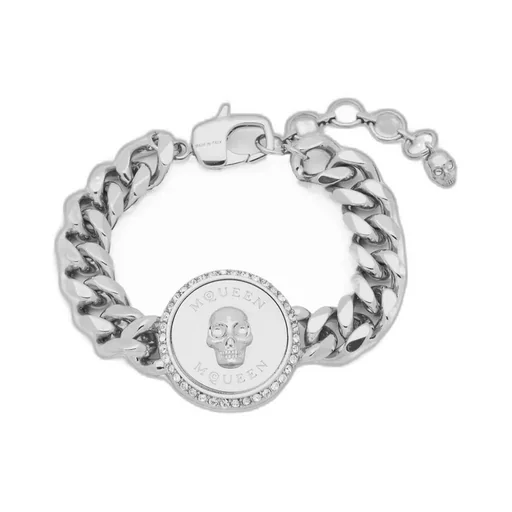 Skull Embossed Chain Bracelet