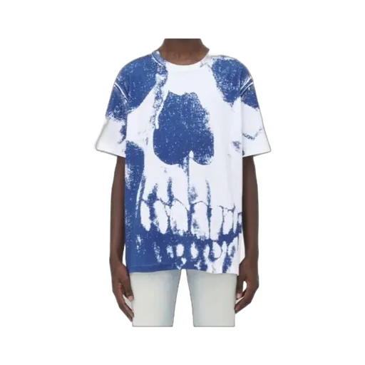 Skull Printed Crewneck T-Shirt
