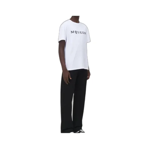 Flocked-Logo Crewneck T-Shirt
