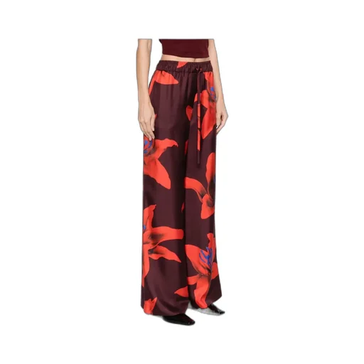 Floral Printed Wide-Leg Trousers