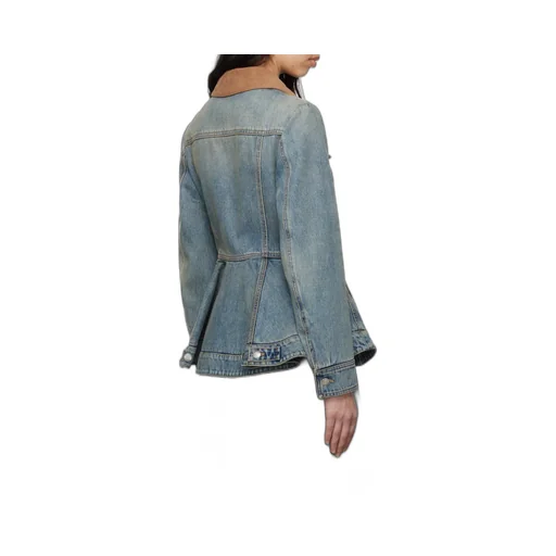 Peplum Denim Jacket
