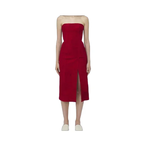Strapless Midi Dress