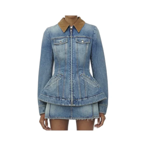 Peplum Denim Jacket