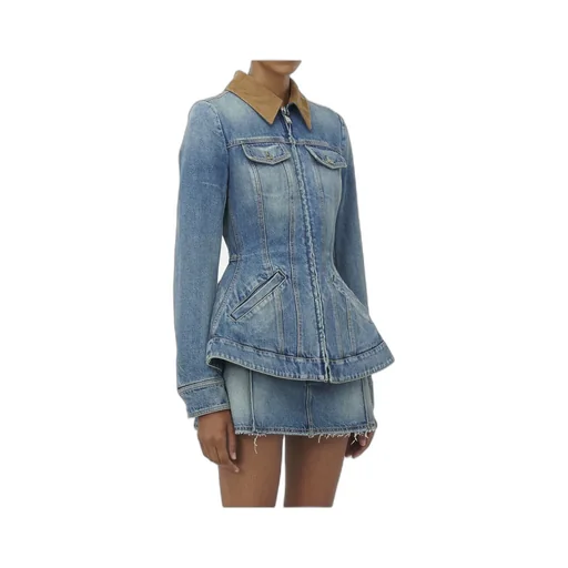 Peplum Denim Jacket