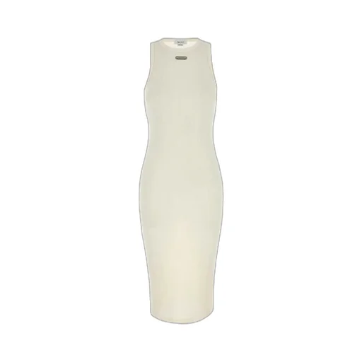 Ribbed Sleeveless Midi Dress