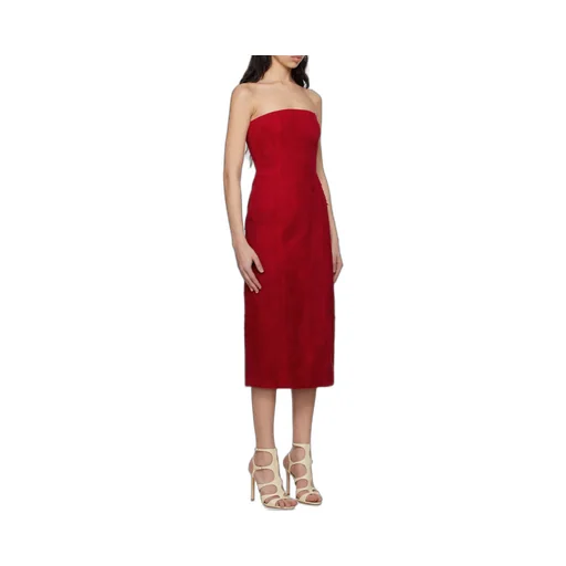 Strapless Midi Dress