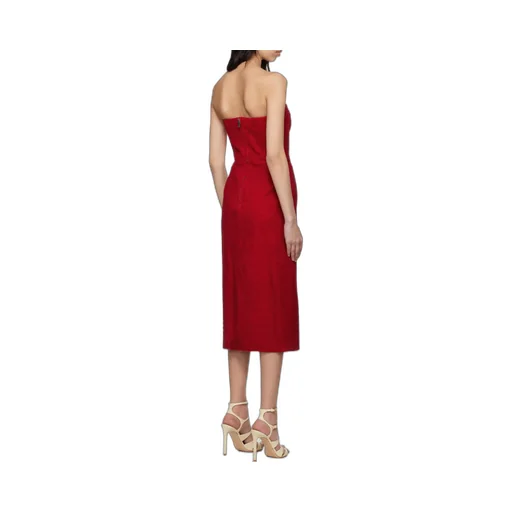Strapless Midi Dress