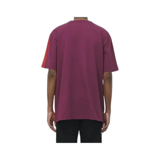 Skull Embroidered Two-Toned T-Shirt