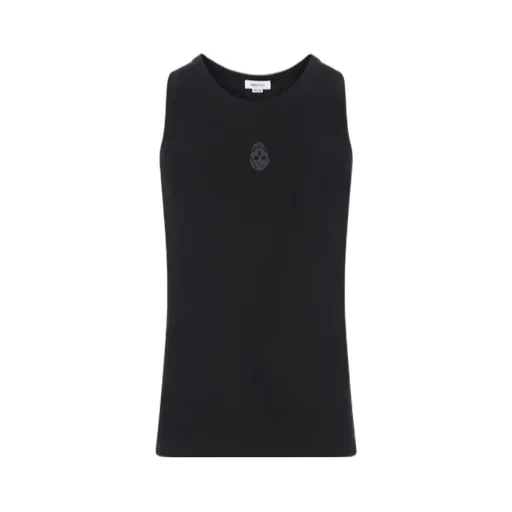 Skull Ribbed Tank Top