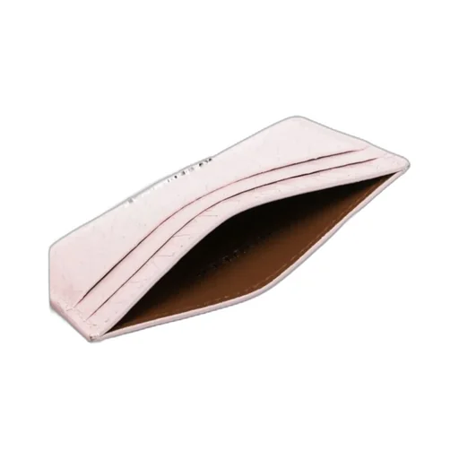 Cracked-Effect Logo Plaque Cardholder